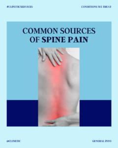 COMMON SOURCES OF SPINE PAIN