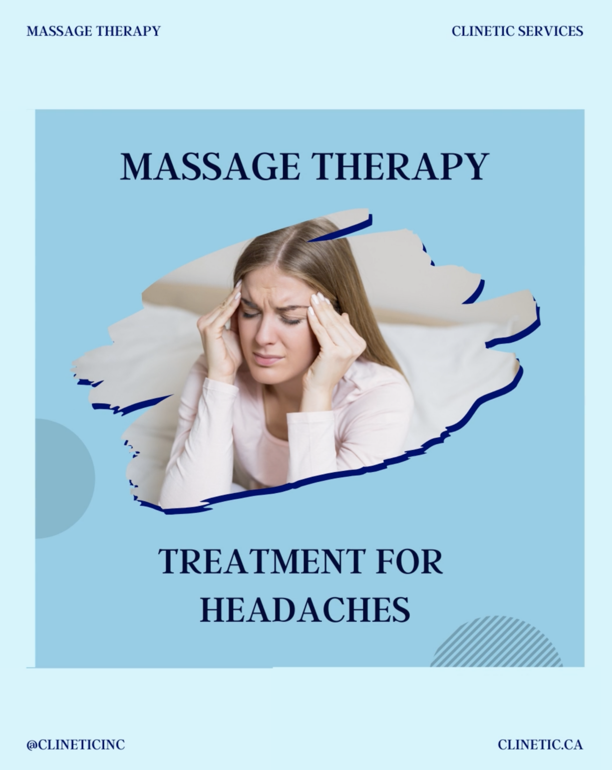 Massage Therapy Treatment For Headaches Clinetic 