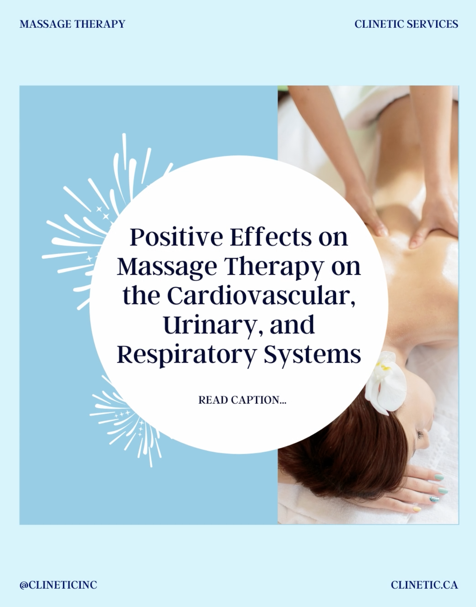 Positive Effects on Massage Therapy on the Cardiovascular, Urinary, and Respiratory Systems.